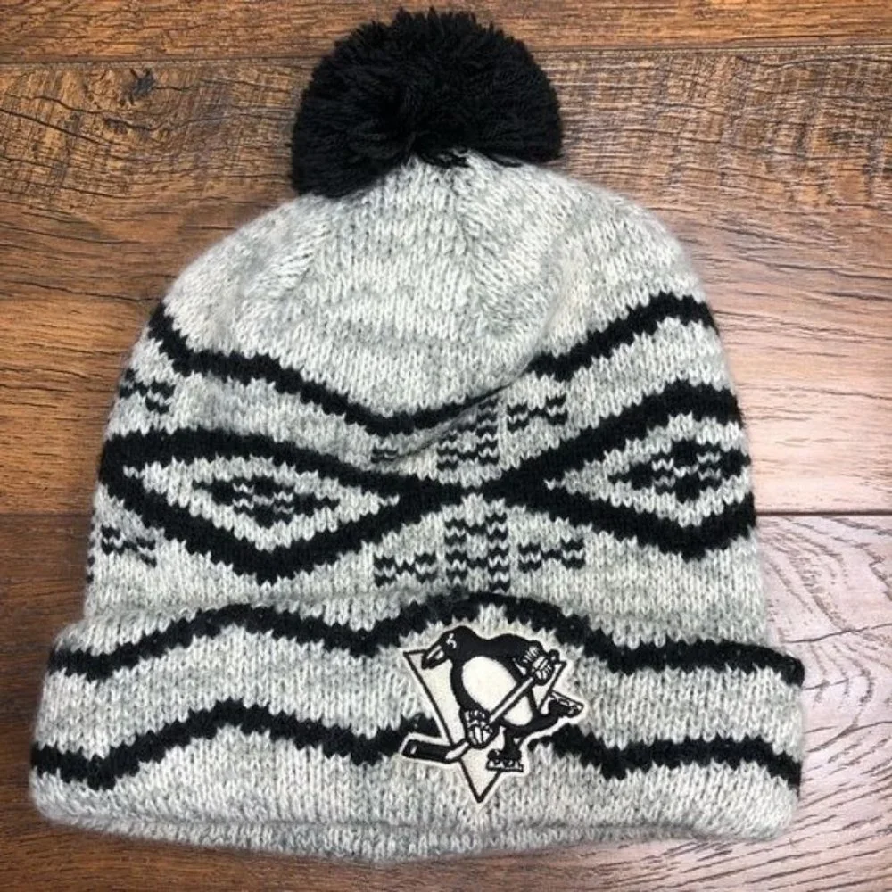 NHL Pittsburgh Penguins‎ Pom Pom Beanie - One Size